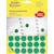 Etiketten Avery Zweckform, rond, 18 mm, groen, 1.056 stuks