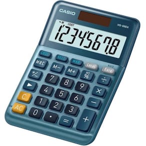 Bordregner CASIO MS-88EM blå