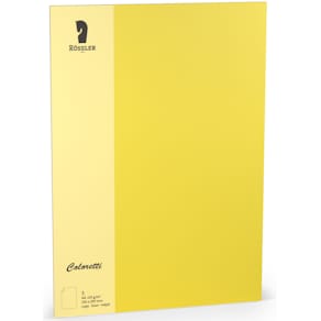 Briefbogen Coloretti, A4, 5 St., goldgelb