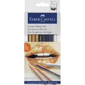 Skisspennor Faber Castell 6/fp
