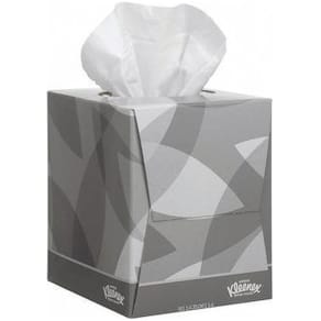 Kosmetiktücher Kleenex Essentials Box, 88 Stück, weiß