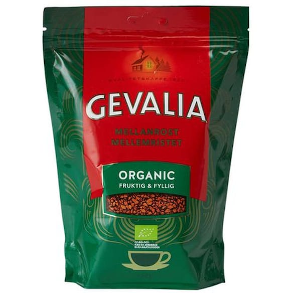 Kaffe GEVALIA Snabbkaffe Organic 150g