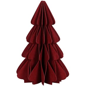 Weihnachtsfigur POSIWIO Waben-Baum, bordeaux, 20 x 20 x 30 cm