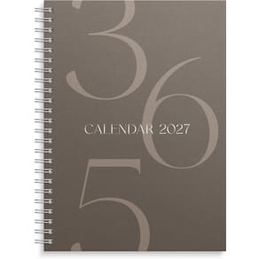 Burde Kalender Business Story 2027 brun
