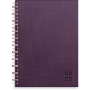 Kalender Business Textile 2027 plommon