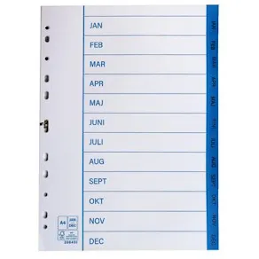 Pappersregister A4 jan-dec 10/fp