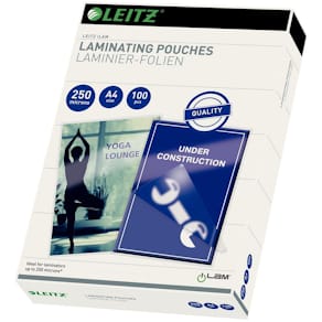 Laminat LEITZ A4 250mic klar 100/fp