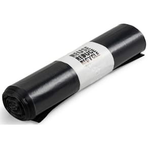 Plastsäck POLYREG 110L 60my svart 25/rl