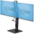 StarTech.com Crossbar Dual Monitor Desk Stand, Double 27inch