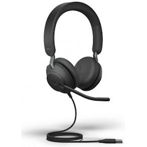 Headset Jabra Evolve2 40 SE MS DUO USB-A, schwarz