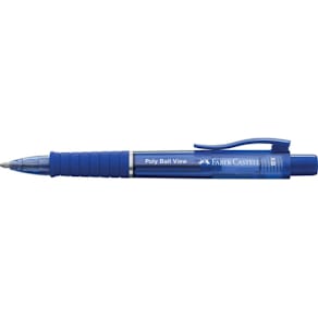Kugelschreiber Faber-Castell Poly Ball View, admiral blue