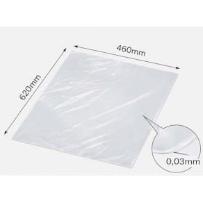 Topark LD-PE 30 µm, 620 x 460 mm, transparent, 2000 ark