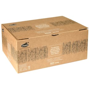 Tandstikker Duni enkeltindpakkede, runde træ, 3000 stk