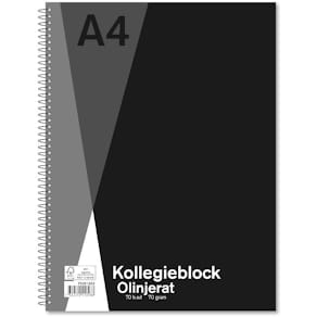 Kollegieblock SOL A4 70g 70 blad olinj.