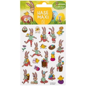 Deko-Sticker HEITMANN EIERFARBEN Hase Maxi, sortiert
