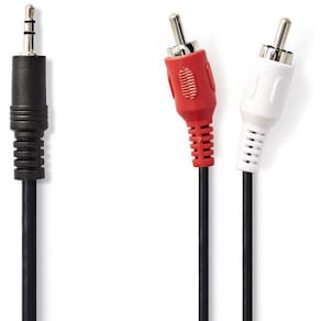 Kabel NEDIS 3,5mm ha - 2xRCA ha 10m sva