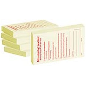 Haftnotiz BIZSTIX Business 1301010154, gelb, 55x75 mm, 5x100 Bl.