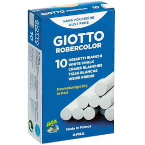 Tavelkrita GIOTTO Vit 10/fp