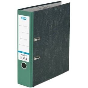Ordner Elba Smart Wolkenmarmor, A4, 8 cm, grün