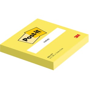 Haftnotizblock Post-it Notes, 76 x 76 mm, neongelb