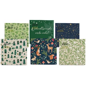 Weihnachts-Zelltuchserviette ATELIER Winter Forest