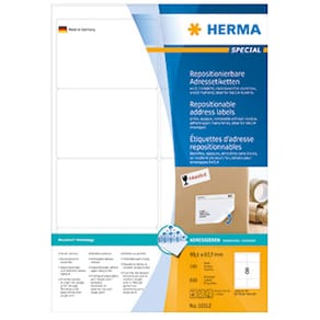 Herma etiket aftagelig 99,1x67,7 (800)