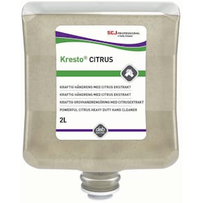 Håndrens Deb Kresto Citrus påfyldning, med skrubbekorn