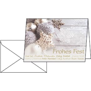 Weihnachtskarten Sigel Christmas Feeling, A6, 25+25