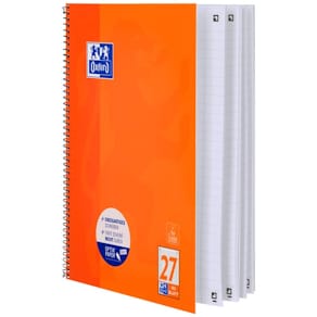 Collegeblock Oxford A4+, 80 Blatt, Lineatur 27