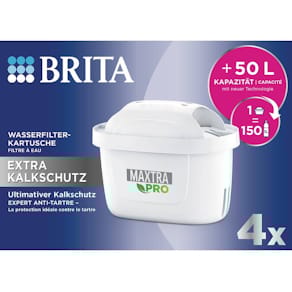 Wasserfilterpatrone BRITA MAXTRA PRO EXTRA KALKSCHUTZ, 4 Stück, –