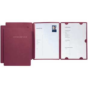 Bewerbungsmappe PAGNA Select, A4, rot