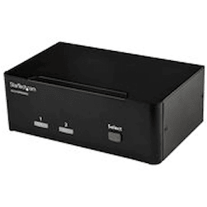 StarTech.com DisplayPort KVM-switch med 2 portar för dubbla