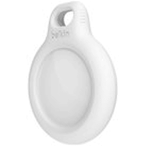Secure Holder with Keyring - White