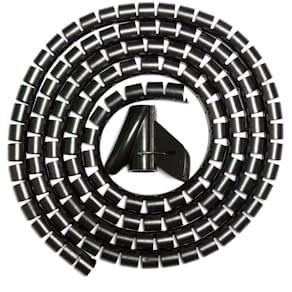 Kabelbündelschlauch Q-CONNECT, 20 x 250 mm, schwarz