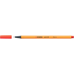 Fineliner STABILO point 88 EF, 0,4 mm, hellrot