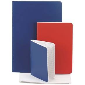 Anteckningsbok A6 Blå, häftat omslag, 40bl