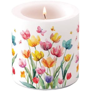 Kerze Ambiente Fantasy Flowers, 9 cm
