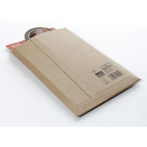 Wellkuvert 235x340x35 mm Brun