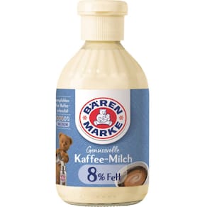 Kaffeesahne Bärenmarke Kaffeetraum, 8% Fett