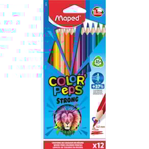 Kleurpotlood Maped Color'Peps Strong, 12 stuks, kartonnen etui