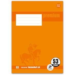 Vokabelheft Staufen Premium Academy, A6, 32 Blatt