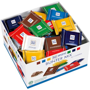 Schokoladen-Minis Ritter Sport, 84er, 1400 g, sortiert