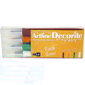 Artline Decorite Flat Earth 4-sæt