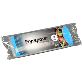 Fryseposer 32 µm, LDPE transparent 150x340 mm, 30 stk