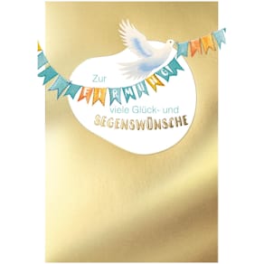 Glückwunschkarte Firmung, bunt, mit Umschlag