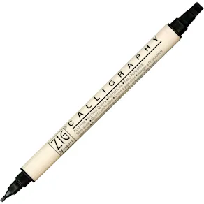 ZIG MS Calligraphy 2/5mm pure black