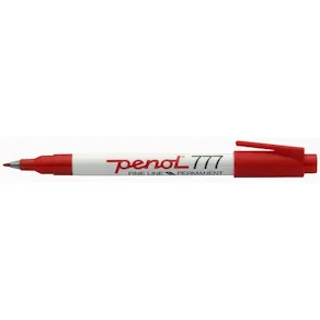 Märkpenna PENOL 777 perm. 1mm röd