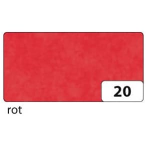 Transparentpapier Folia, rot, 70 x 100 cm, 42 g/m², gerollt