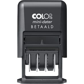 Datumstempel Colop Mini-Dater S160/L1 N, met datum en BETAALD