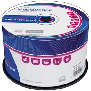 CD-R Rohlinge MediaRange, 50er Spindel
